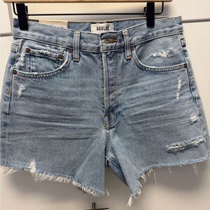 NWT Agolde Jean Shorts Swapmeet Long Parker - Size 25